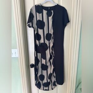Emery Rose Dress; Black/Tan; Size Small